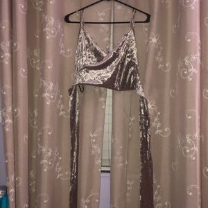 Forever 21 Velvet Crop Top